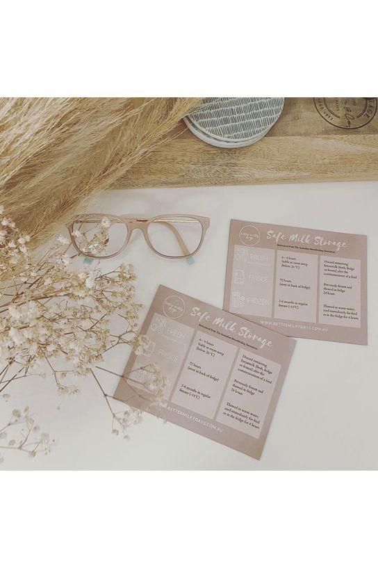 breastmilk storage infographic for your fridge