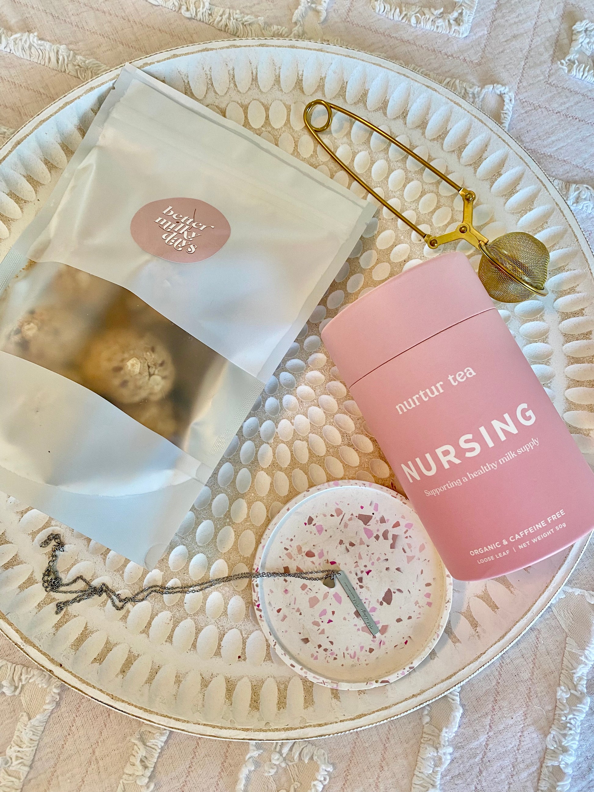 nursing tea and lactation cookies