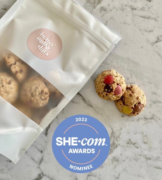 2023 award nominated lactation cookies Australia