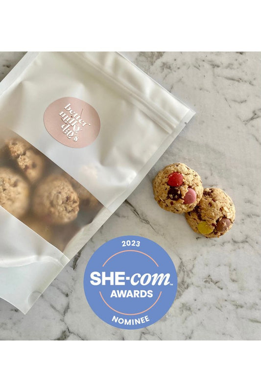 2023 award nominated lactation cookies Australia